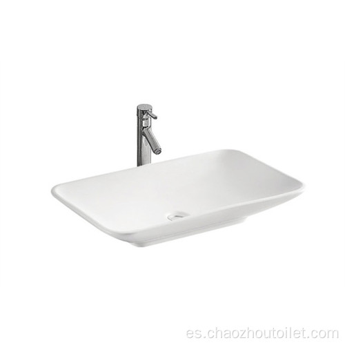 Lavabo blanco de cerámica del arte chino de las mercancías sanitarias populares